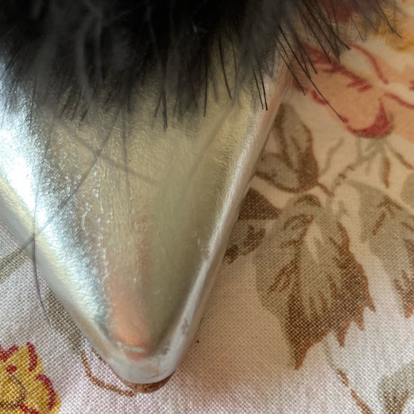 Frances Valentine Pauline Silver flats 8.5 - Picture 6 of 11